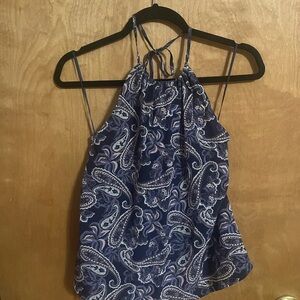 Splendid Paisley Halter Top